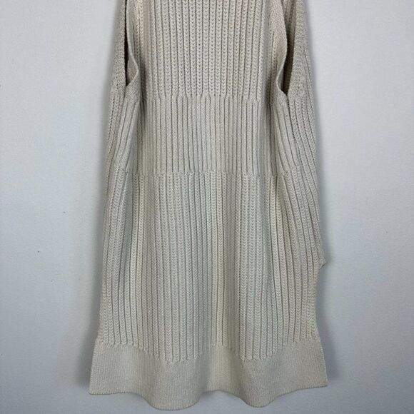 MOVING SALE: All Saints Ribbed Pullover Tank Top High-Low Cream Small - Picture 6 of 7